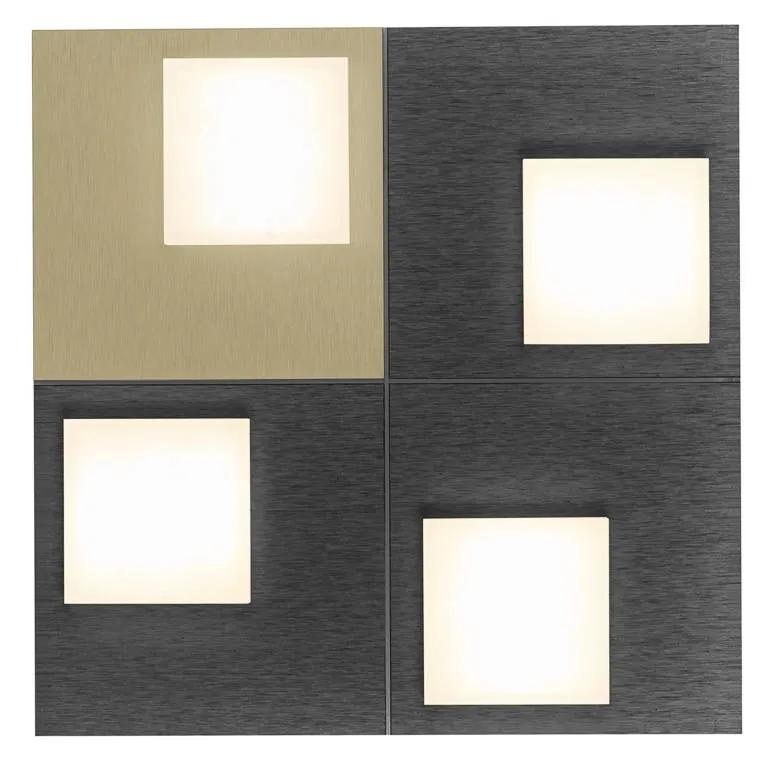 BANKAMP Cube stropné svetlo 32W 28x28 cm, antracit