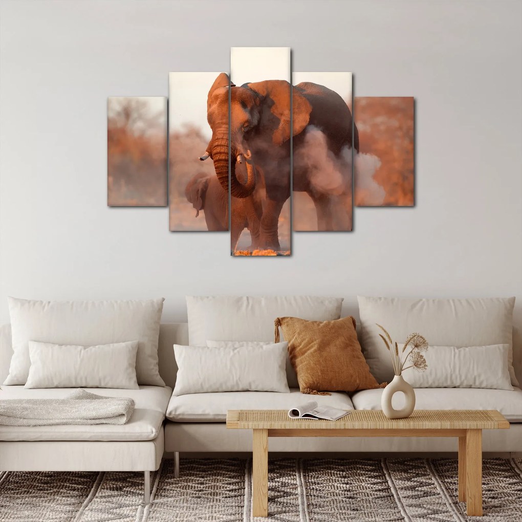 Obraz - Veľký slon africký (150x105 cm)