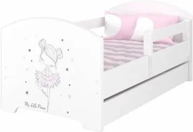 Babyboo Detská posteľ 160 x 80 cm - Baletka + matrac a šuplík BabyBoo 115513