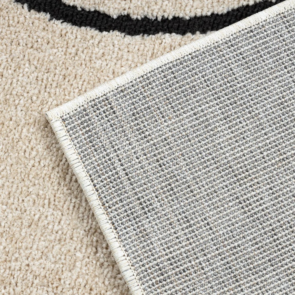 Dywany Łuszczów, Kusový koberec Fusion 9213 cream/beige, 180x270, béžová, kancelária
