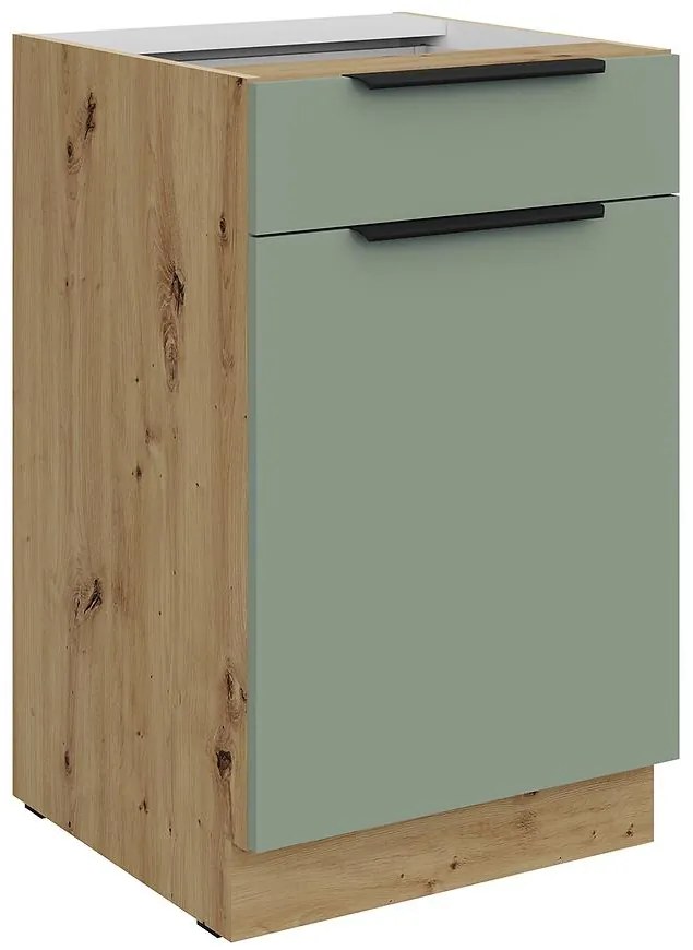 Kuchynská skrinka Aria-Sa/Ar Anti Fingerprint 50d 1f 1s Bb