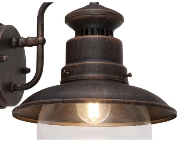 Globo 3272R - Vonkajšie nástenné svietidlo SELLA 1xE27/60W/230V IP44