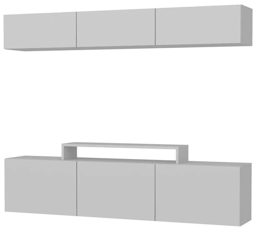 Obývacia stena LINIE 180 cm biela