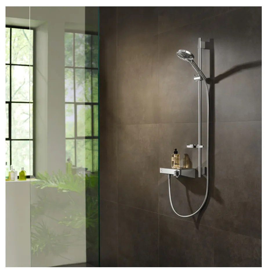 Hansgrohe Raindance Select S, sprchová sada 120 3jet PowderRain so sprchovou tyčou 90 cm, chrómová, HAN-27667000