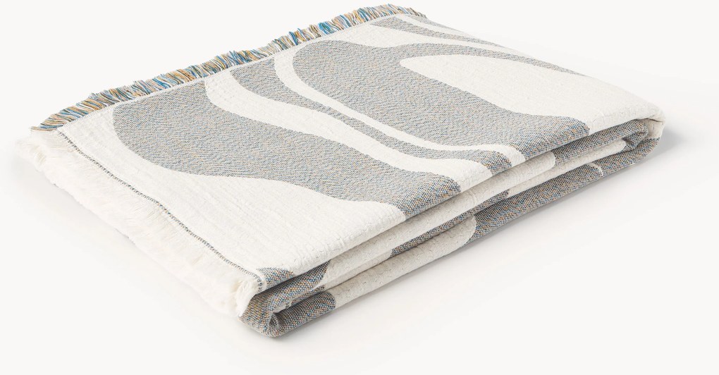 Žakárový prehoz so strapcami Rui