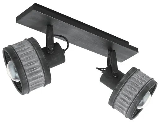 Eglo 43445 - Bodové svietidlo TURROCK 2xE27/28W/230V