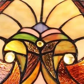 Závesná lampa Tiffany do obývačky č. 1700 Prezent 20