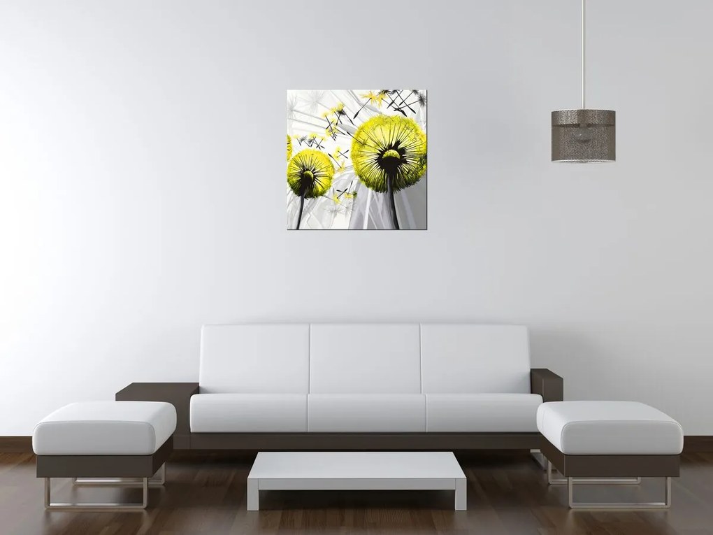 Gario Obraz na plátne Krásne žlté púpavy Rozmery: 50 x 40 cm