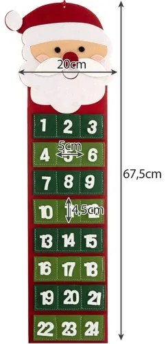 Ruhhy 22252 Adventný kalendár s kapsičkami