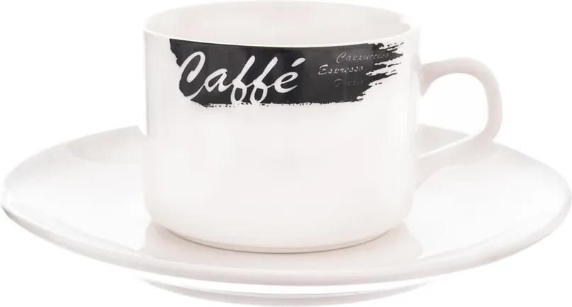 Orion porcelánový šálka s podšálkou Caffé 0,18 l, 2 ks