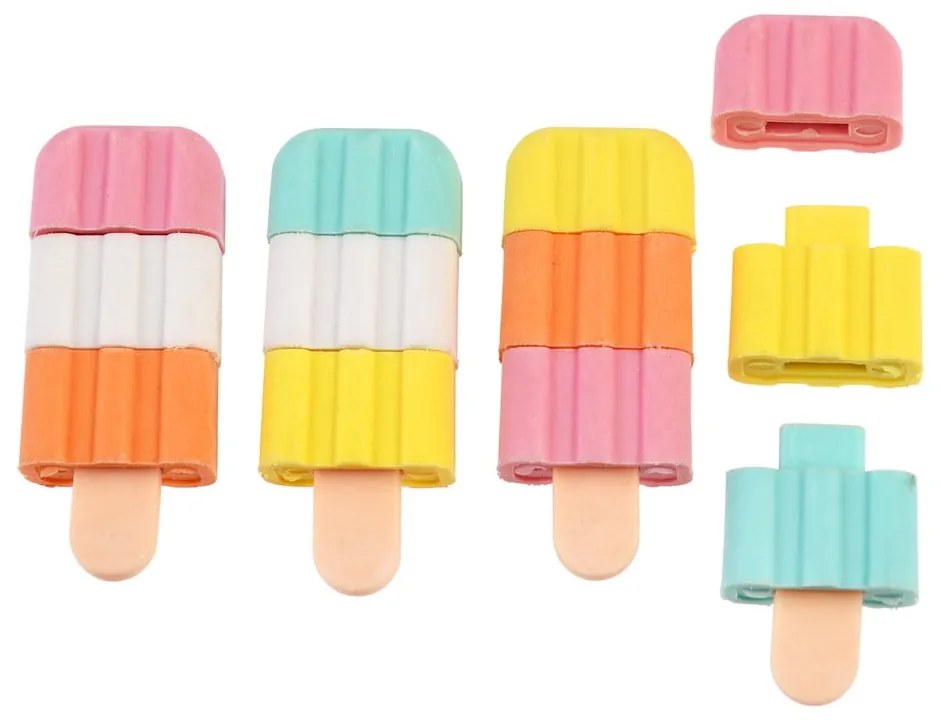 Súprava 3 vonných gúm Ice Lolly – Rex London