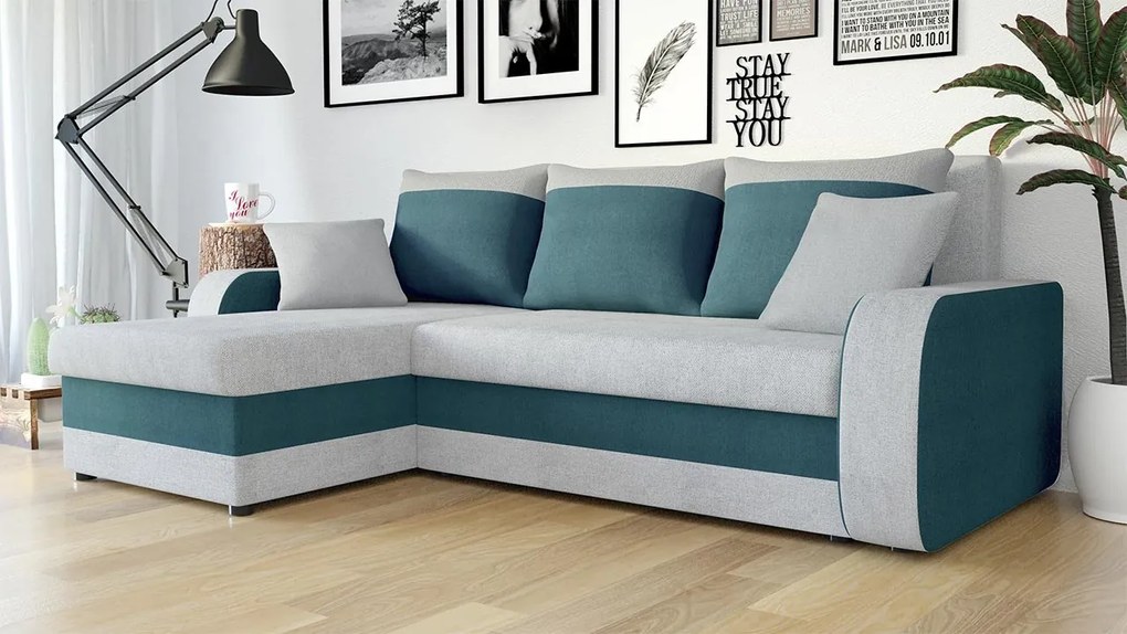 Rohová sedačka Burnet Lux, Dostupné poťahy: Flow 09