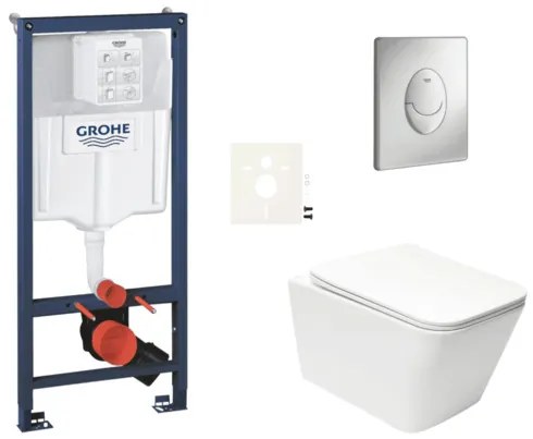 Závesný wc set do ľahkých stien / predstenová montáž Swiss Aqua Technologies Infinitio SIKOGRSIN12SAP00