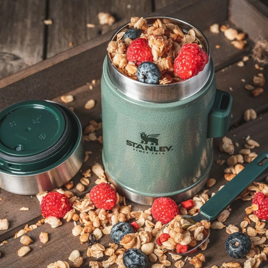 Stanley Jedálenská termoska Legendary Classic Food Jar 400 ml Hammertone Green
