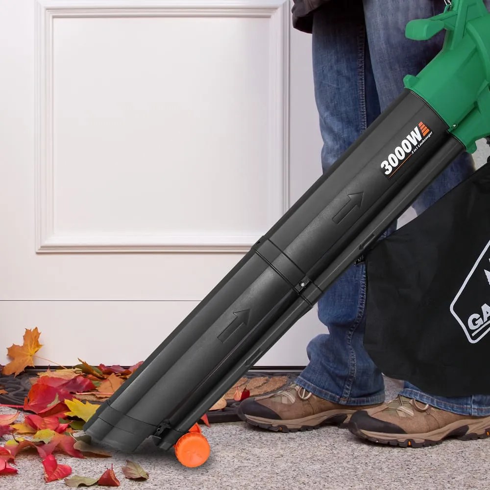 Gardebruk Elektrický vysávač lístia WOLF, 3v1. zelená/čierna