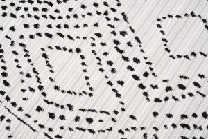 TA Koberec 3188B KRÉMOVÁ / ČIERNA JUNO Rozmer: 80x150 cm