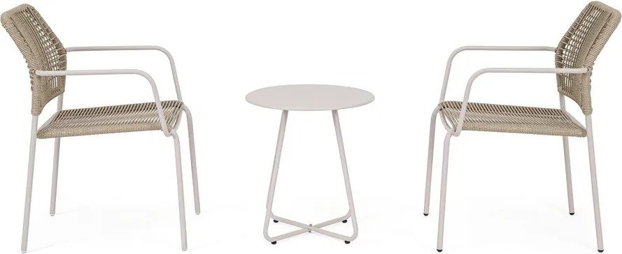 Oceľový okrúhly záhradný stolík ø 45 cm Jable – Bizzotto