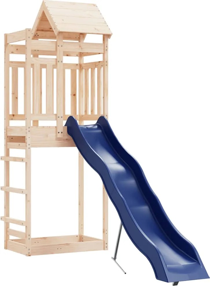 vidaXL Vonkajšia súprava na hranie masívna borovica