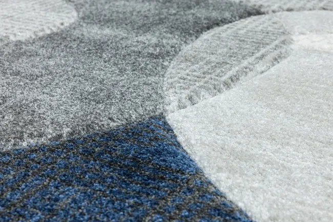 Koberec Kandy N390A sivý / modrý