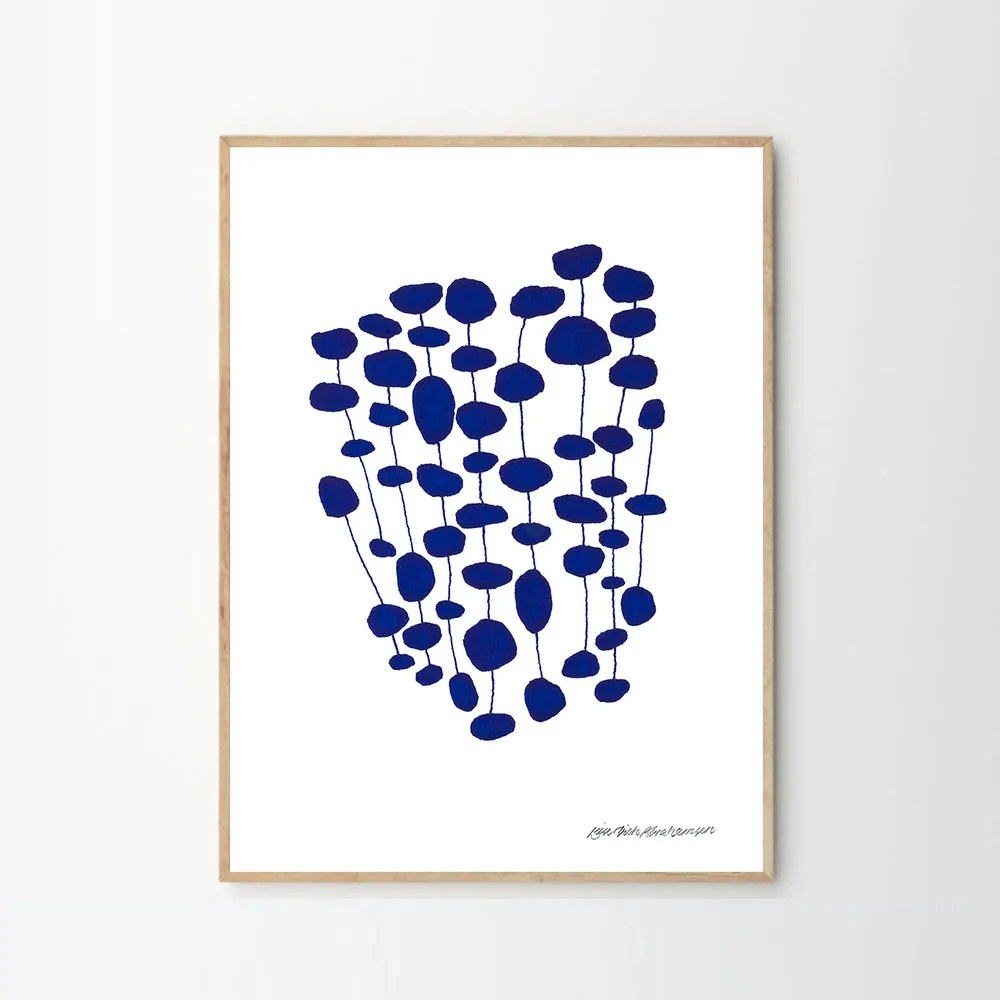 The Poster Club Plagát Blue Pearl Forest by Leise D. Abrahamsen 30x40