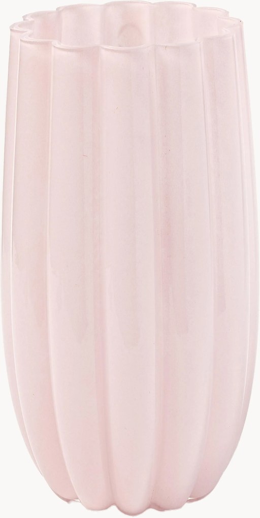 Ručne fúkaná sklenená váza Melon, V 38 cm