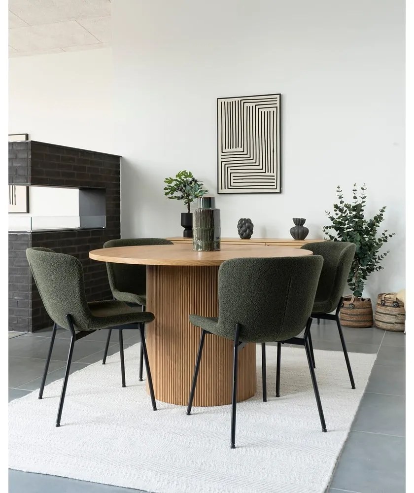 Tmavozelené jedálenské stoličky v súprave 2 ks Maceda – House Nordic