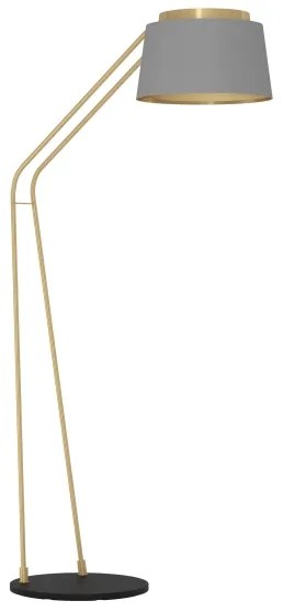 Eglo 390174 - Stojacia lampa ALMERIMAR 1xE27/40W/230V šedá/zlatá