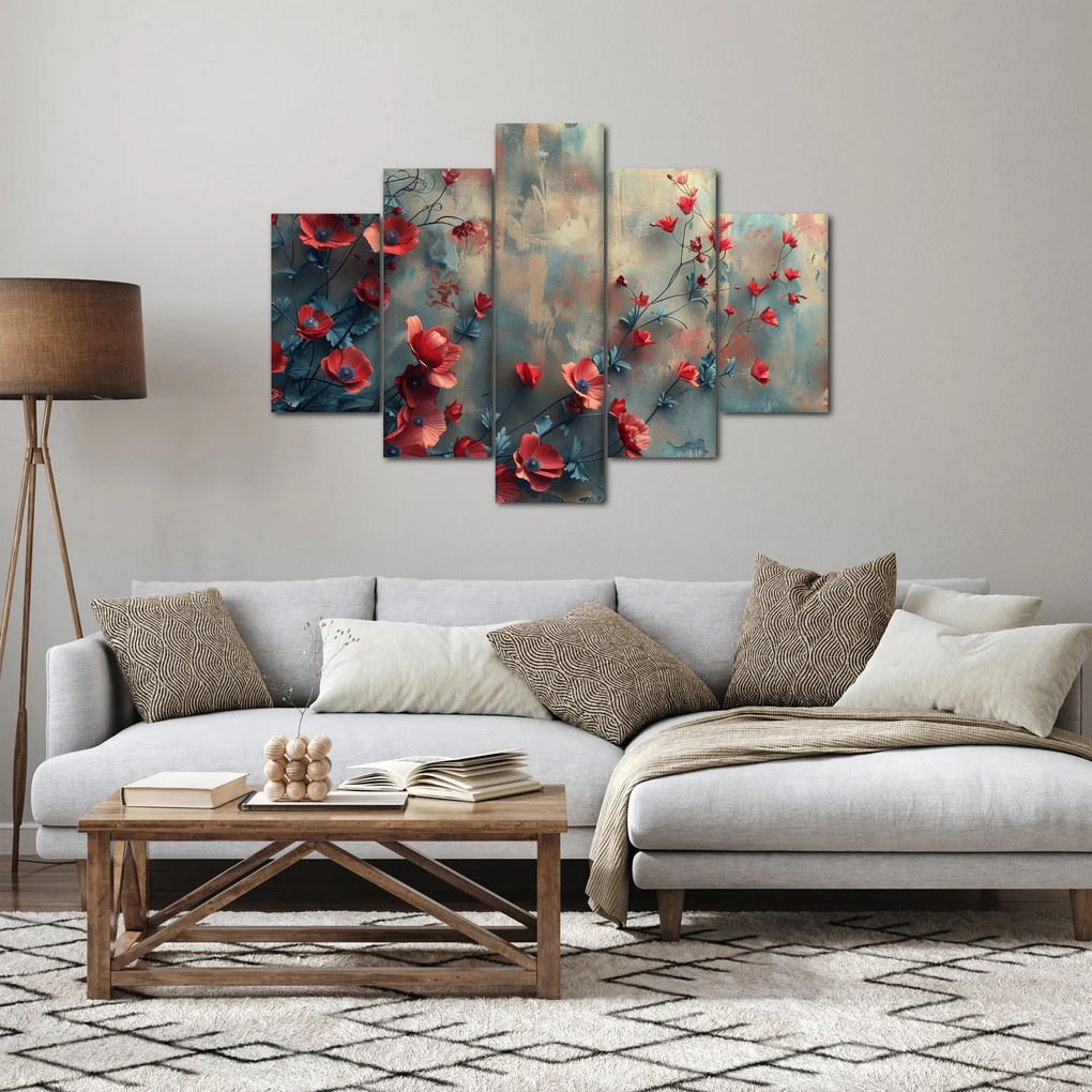 Obraz - Vlčie maky (150x105 cm)