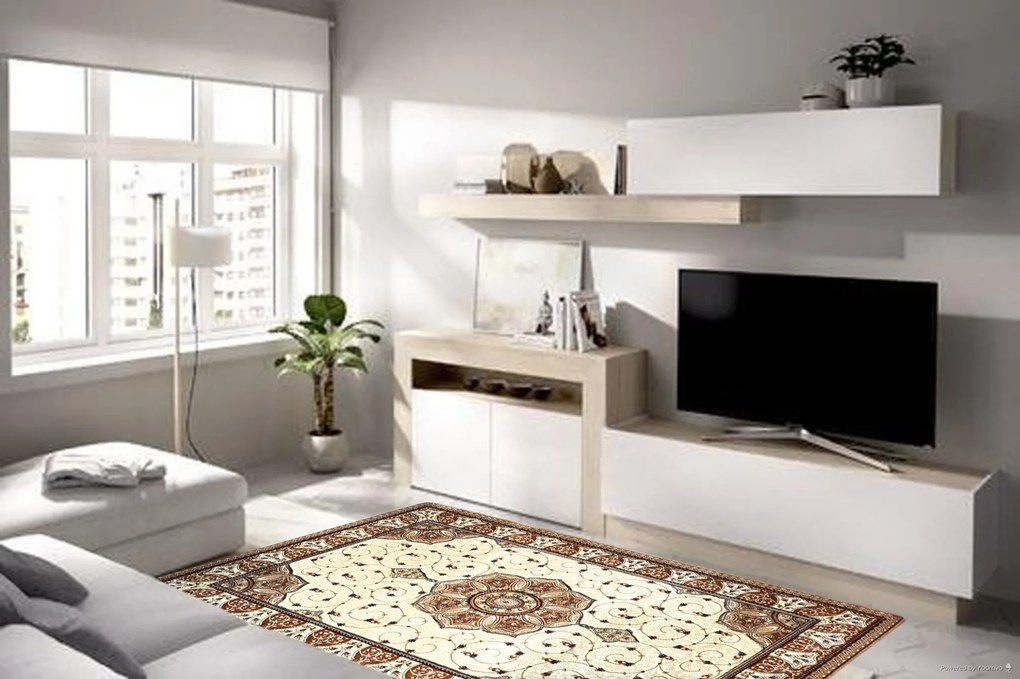 Berfin Dywany, Kusový koberec Adora 5792 K (Cream), 60x90, hnedá, chodba / predsieň