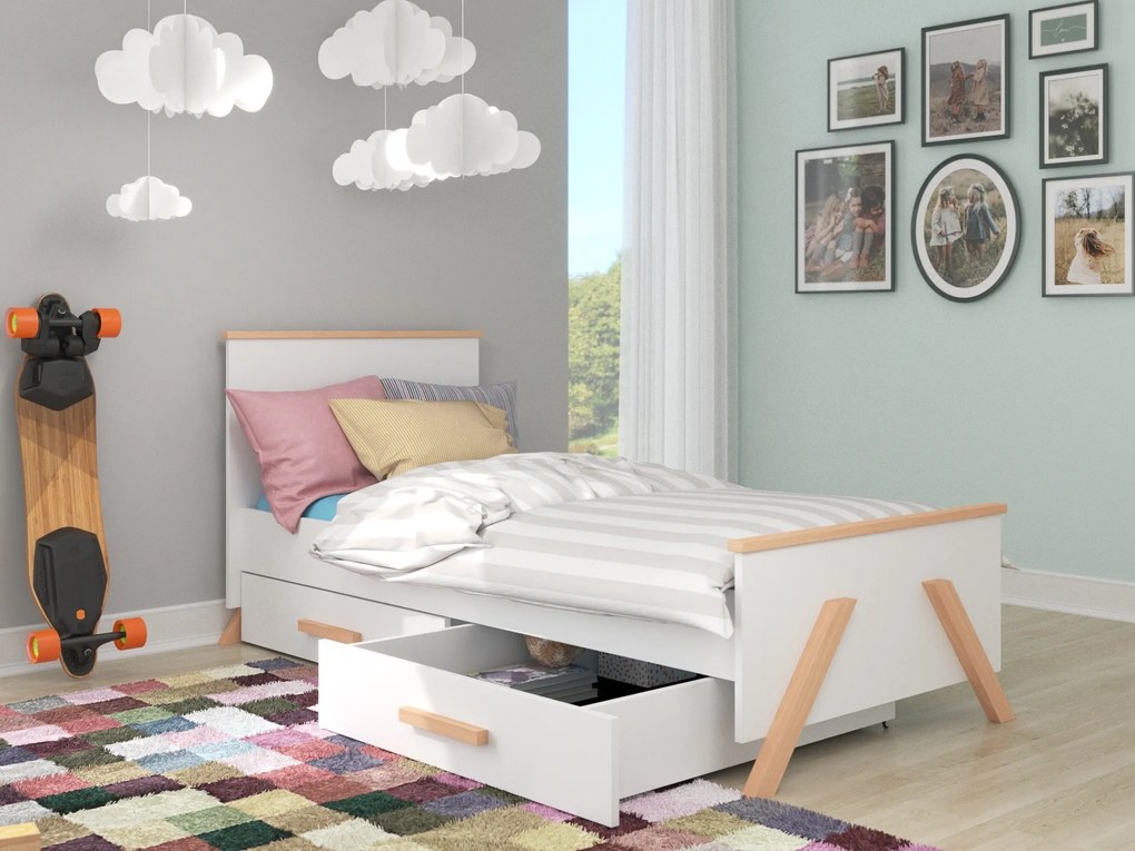 Detská posteľ 180x80 cm. Akcia -21%. Vlastná spoľahlivá doprava až k Vám domov. 1052186