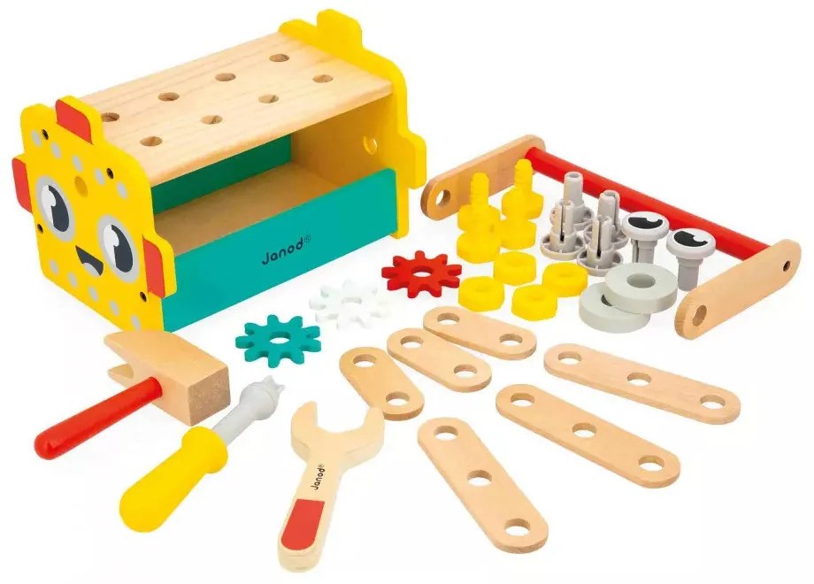 BricoKids - Mini pracovný box s náradím - 30 ks