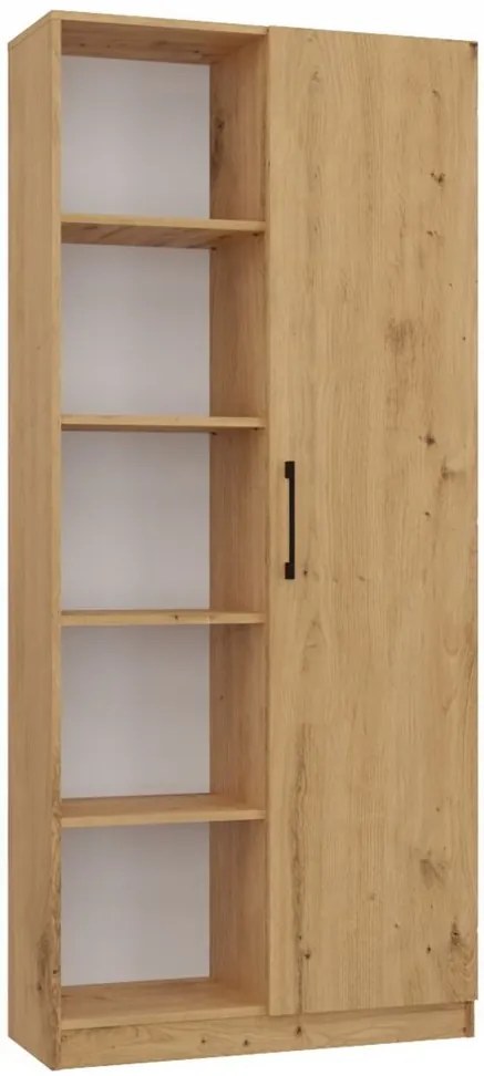 Regál Recados 1 (dub artisan). Akcia -20%. Vlastná spoľahlivá doprava až k Vám domov. 1132654