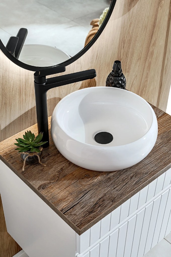 Comad Kúpeľňová skrinka pod umývadlo Iconic White 80 biela