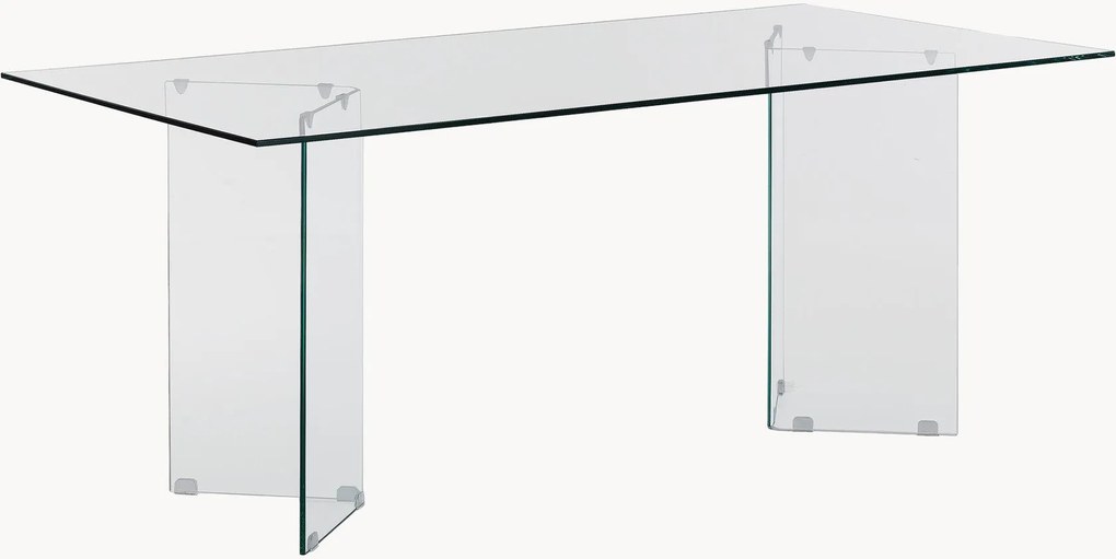 Sklenený jedálenský stôl Tavoli