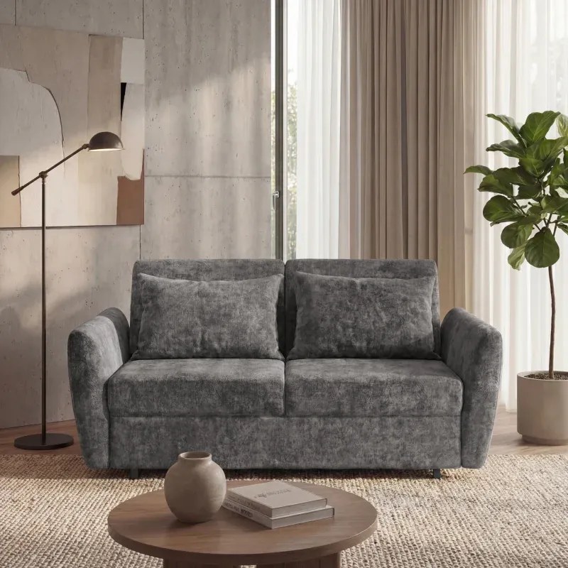 Pohovka TERA rozkladacia, sivá (sheep 12)