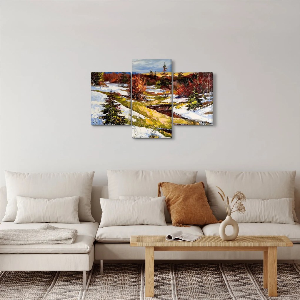 Obraz - Príchod jari (90x60 cm)