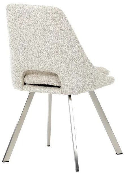 Autronic BONTEC Jedálenská stolička, béžová, látka bouclé, DCL-W1174 CRM2 Farba: Hnedá