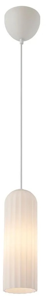 Nordlux Biely závesný luster Miella pre žiarovku E27 ø10cm 2412523001