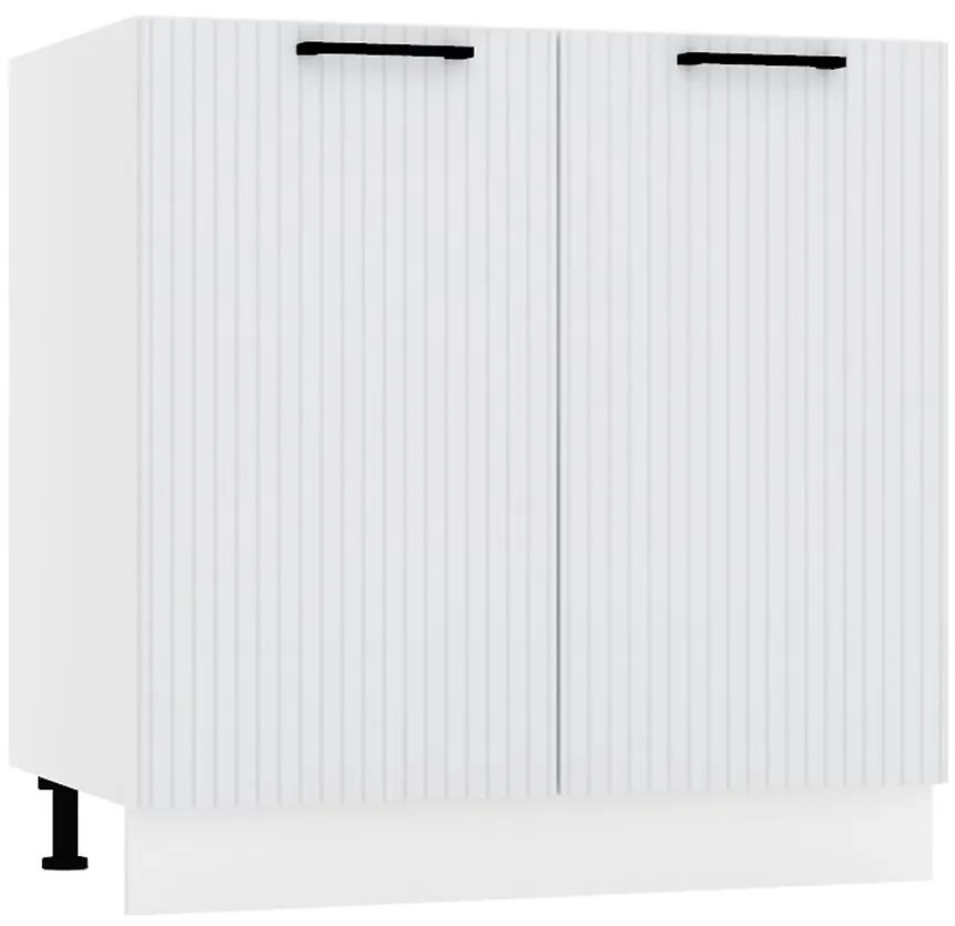 Skrinka do kuchyne  Kate d80 svetlosivá mat