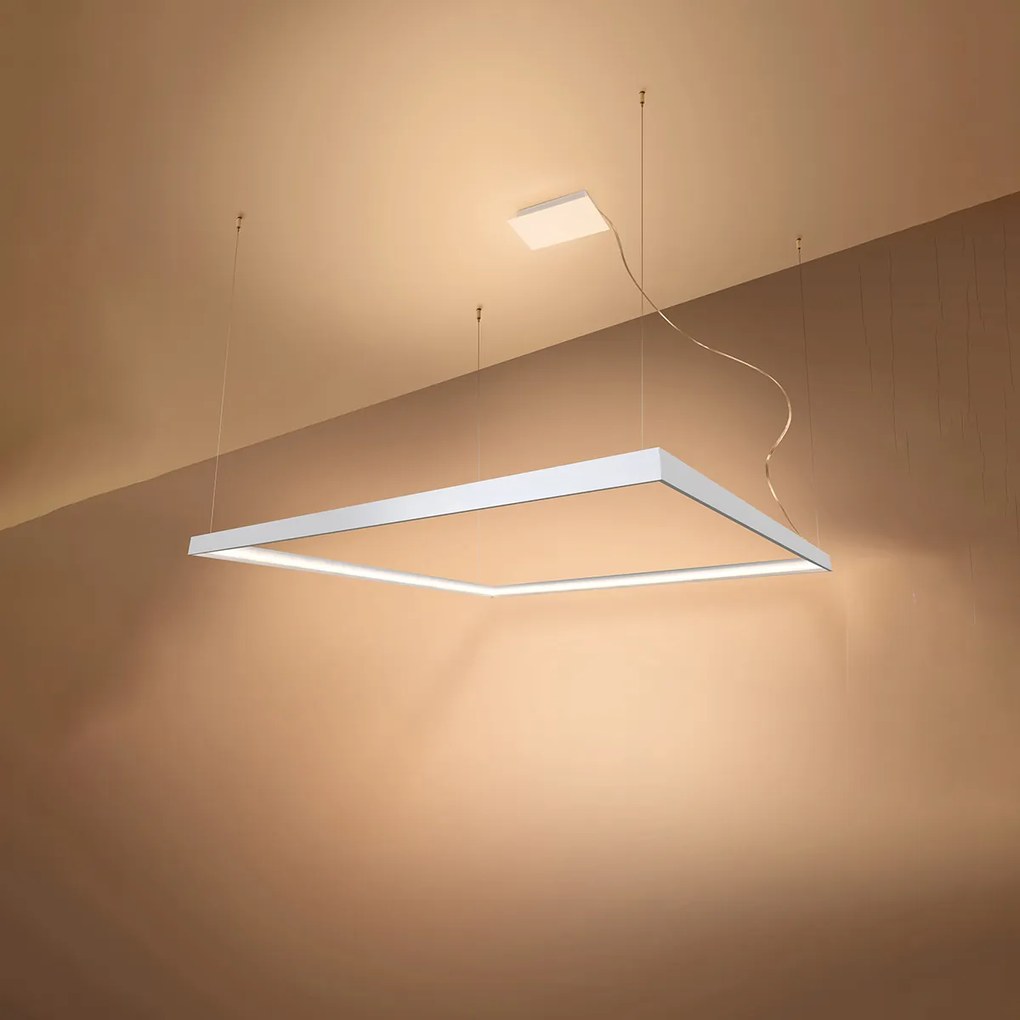 Závesné LED svietidlo Nelya l, 1x LED 70w, 3000k, w