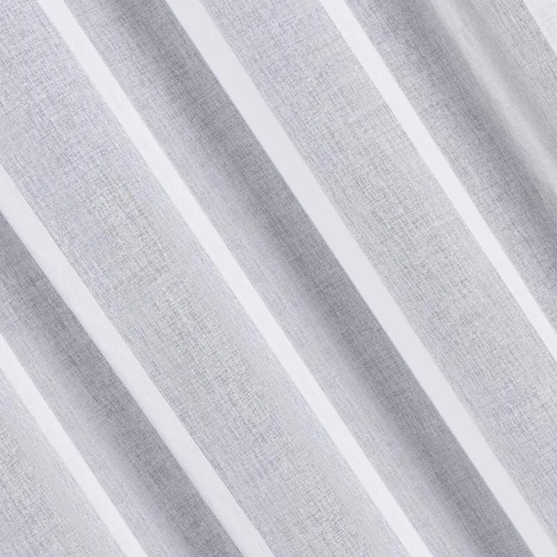 Hladká biela klasická záclona ELPIDIA 350x250 cm