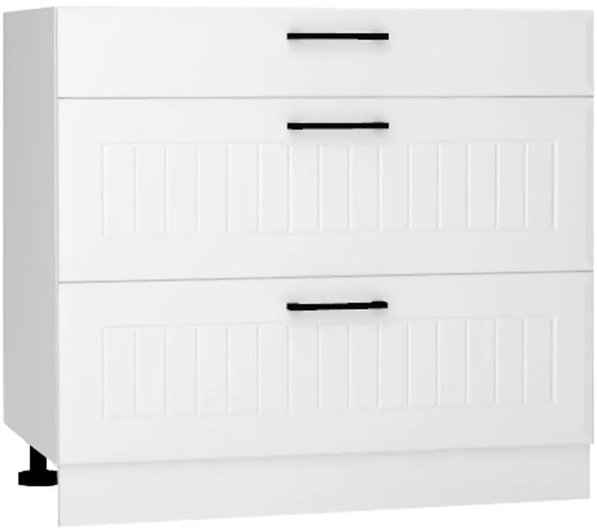 Skrinka do kuchyne Irma D90pc S/3 Biely hrášok Mat