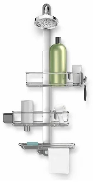 Nastaviteľný držiak do sprchy Plus, nerez