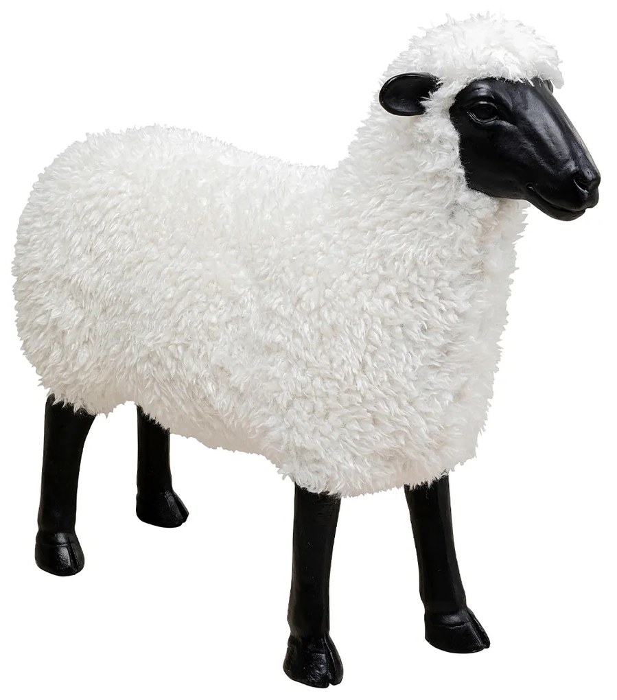 Bathilde dekorácia biela 73 cm