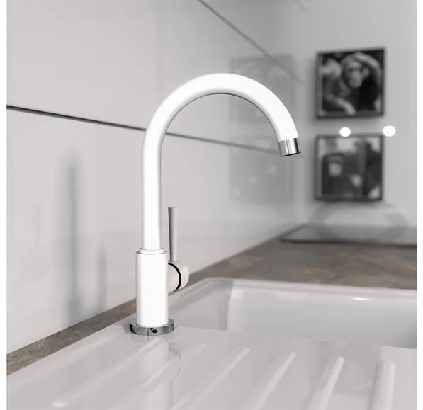 Schütte Kuchynská batéria Cornwall (biela/chrómová) (100335838)