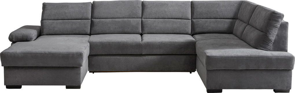 XXXLutz SEDACIA SÚPRAVA, textil, antracitová Cantus - Sedačky - 00081200013R