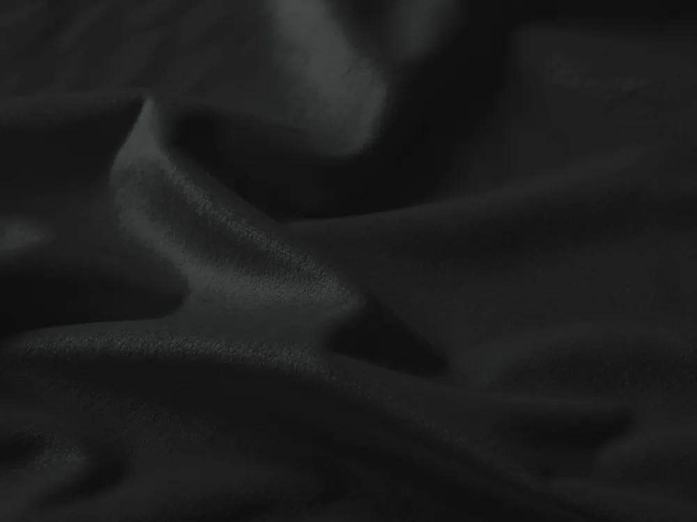 Biante Veľký zamatový štvorcový obrus Velvet Prémium SVP-014 Čiernozelený 150x150 cm