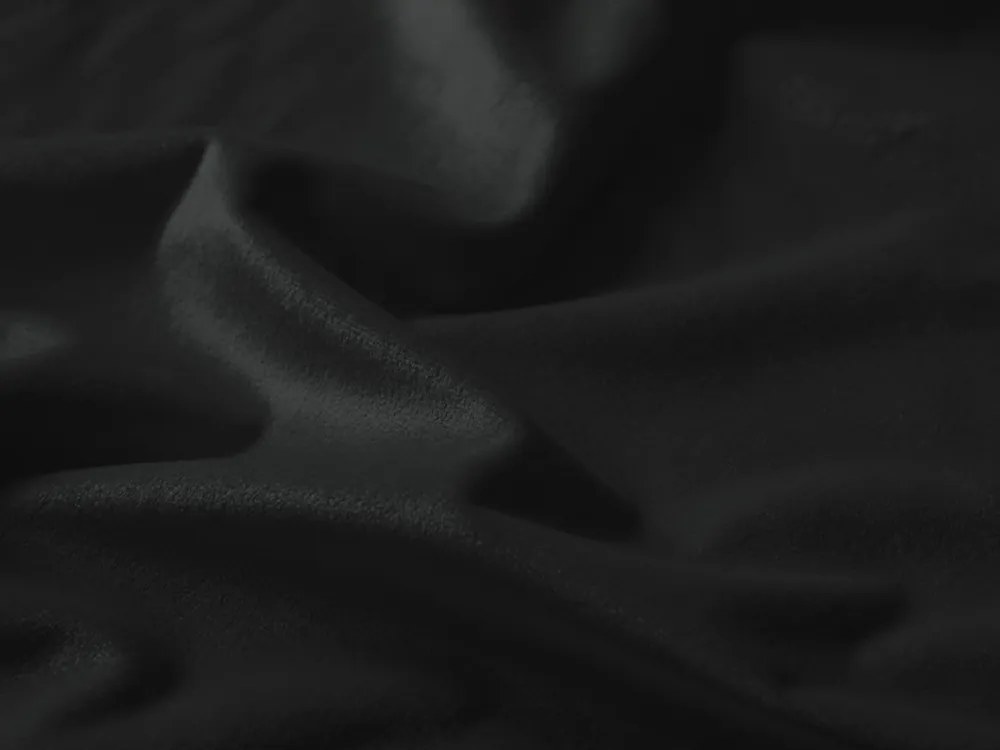 Biante Zamatový záves Velvet Prémium SVP-014 Čiernozelený - šírka 135 cm 135x180 cm