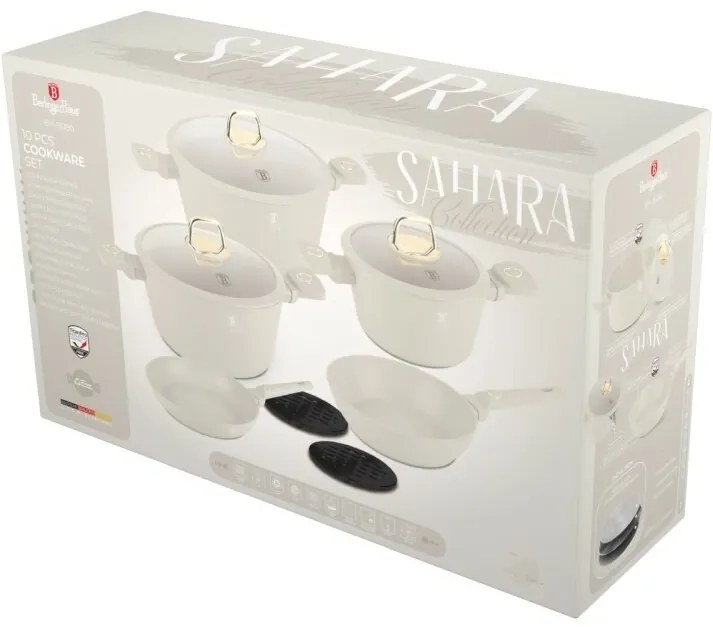 BerlingerHaus 10-dielna súprava riadu s titánovým povrchom Sahara