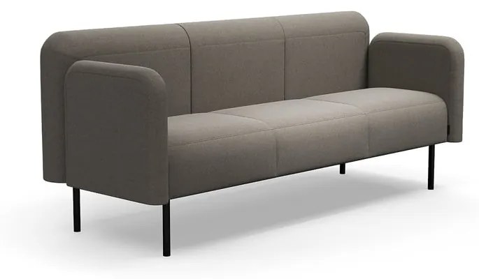 Pohovka VARIETY, 3 miestna, látka Pod CS, šedohnedá